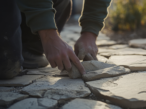 winter-stone-hand-laying-pathway