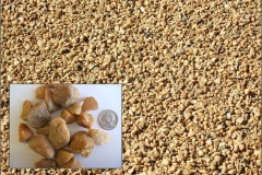 Washed Gravel Brown for decorative stone accent and drainage.