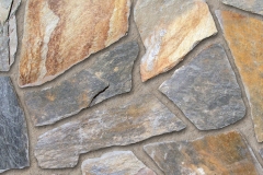 Used for patios, stepping stones & walkways. A Blend of oranges and rusts with silver highlights.